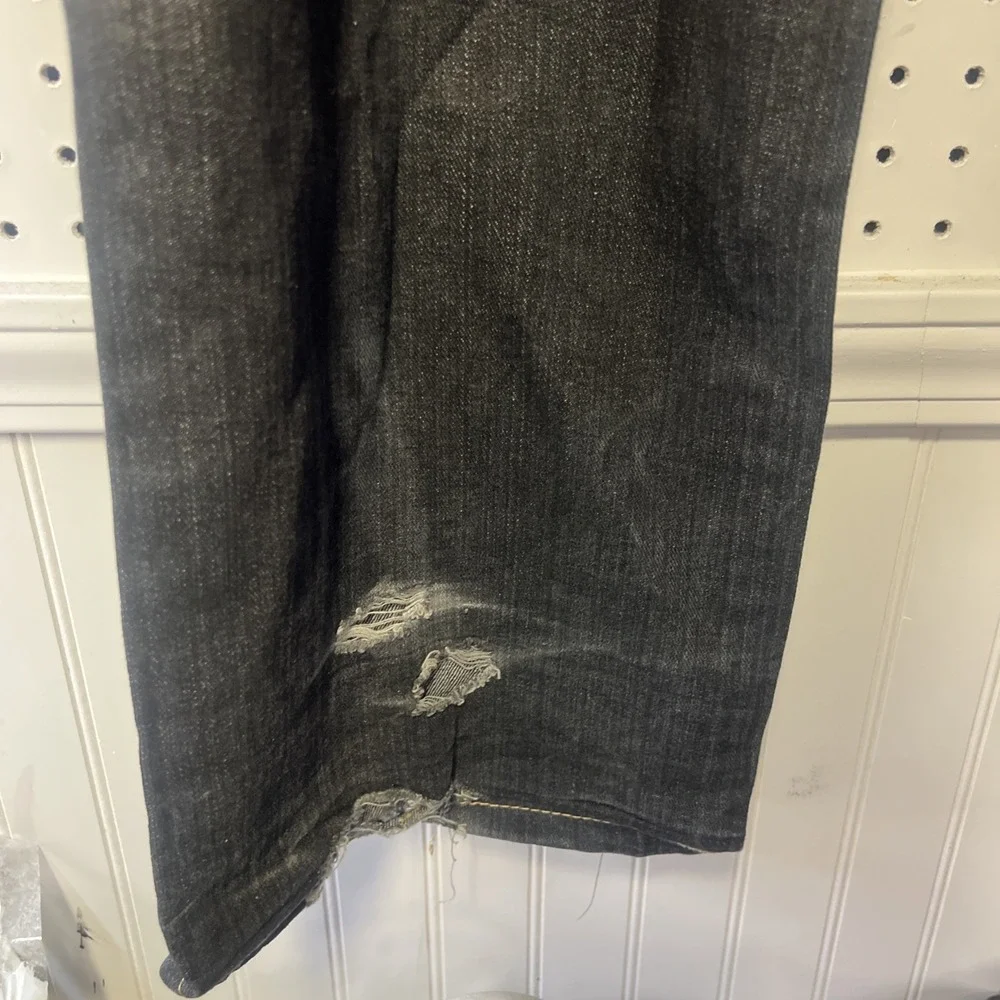 FUBU Jeans Y2K Baggy 40 X 34 Embroidered Gray Skater Streetwear 90s‎ Collection